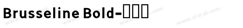 Brusseline Bold字体转换